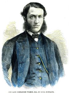 Commander Wilmot, of HMS Euryalus 1863
