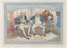 Commanders Engaged at Sea, [1785], reissued July 1, 1802., [1785], reissued July 1, 1802. Creator: Thomas Rowlandson