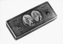 Commemorative tin, George V, Rowntree Factory, York, Yorkshire, 1935