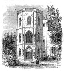 Commemorative Tower at the Castle of Stein, Nassau, 1872. Creator: Unknown