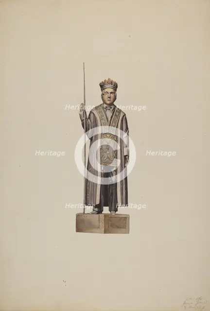 Commemorative Figure, 1935/1942. Creator: Henry Murphy.