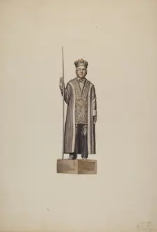 Commemorative Figure, 1935/1942. Creator: Henry Murphy