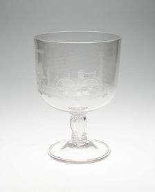 Commemorative Goblet, Czech Republic, 1920/30. Creator: Unknown