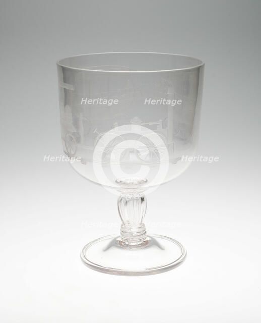 Commemorative Goblet, Czech Republic, 1920/30. Creator: Unknown.