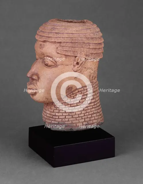 Commemorative Head, Nigeria, Probably mid-17th/mid-18th century. Creator: Unknown.