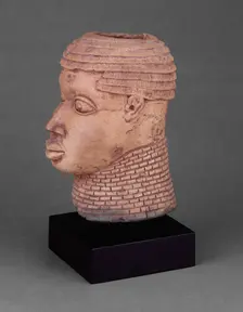 Commemorative Head, Nigeria, Probably mid-17th/mid-18th century. Creator: Unknown