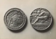 Commemorative medallion, 1916, (1920-1930). Creator: Unknown