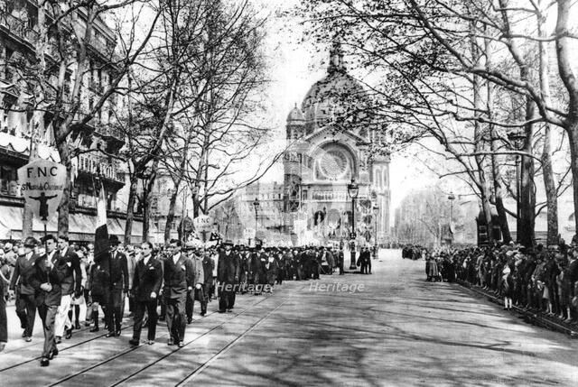 Commemorating Joan of Arc at the Church of St Augustin, Paris, 1931. Artist: Ernest Flammarion