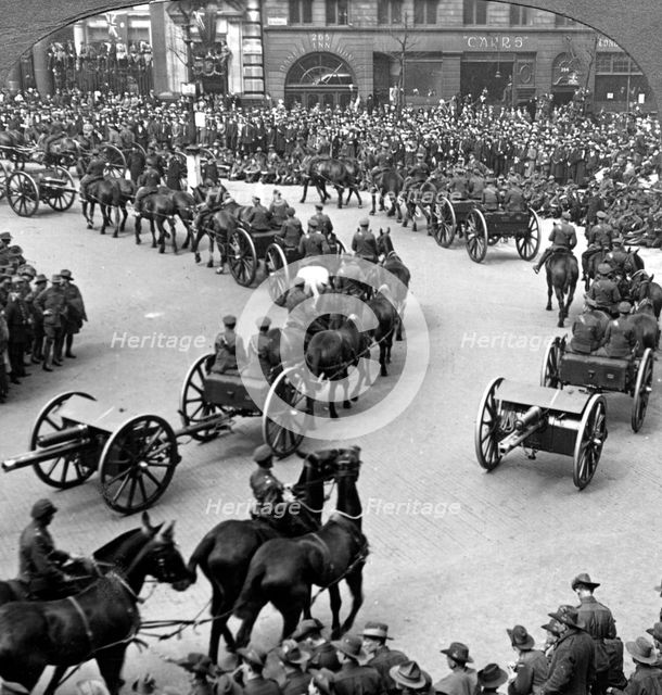 Commemoration of the end of World War I, London, 1919.Artist: Realistic Travels Publishers