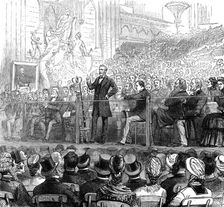 Commemoration of the eightieth birthday of the Earl of Shaftesbury at Guildhall, 1881. Creator: W. R.