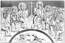 Commemoration of the second council of Nice, 9th-10th century (1849)
