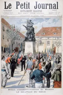 Commemoration of the Siege of Belfort, 1896. Creator: F Meaulle