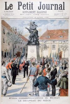 Commemoration of the Siege of Belfort, 1896. Creator: F Meaulle