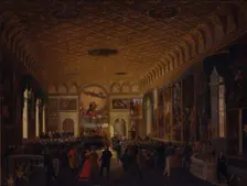Commemoration of Canova in the Scuola Grande della Carità, 1824