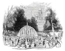 Commemoration of Independence at New York - scene in the park, 1844. Creator: Unknown