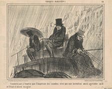 Commencant a trouver que l'impèriale ..., 19th century. Creator: Honore Daumier