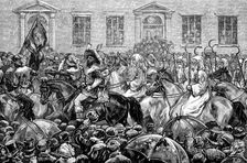 Commencement of the Hull, Barnsley, and West Riding Railway and Dock...foresters and druids, 1881. Creator: Unknown