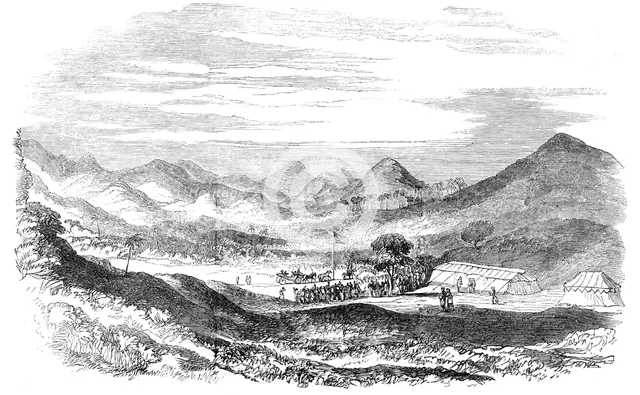 Commencement of the Reservoir, in the Valley of Vehar, Island of Salsette, 1856.  Creator: Unknown.