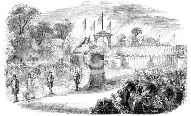 Commencement of the Salisbury and Yeovil Railway, 1856.  Creator: Unknown.
