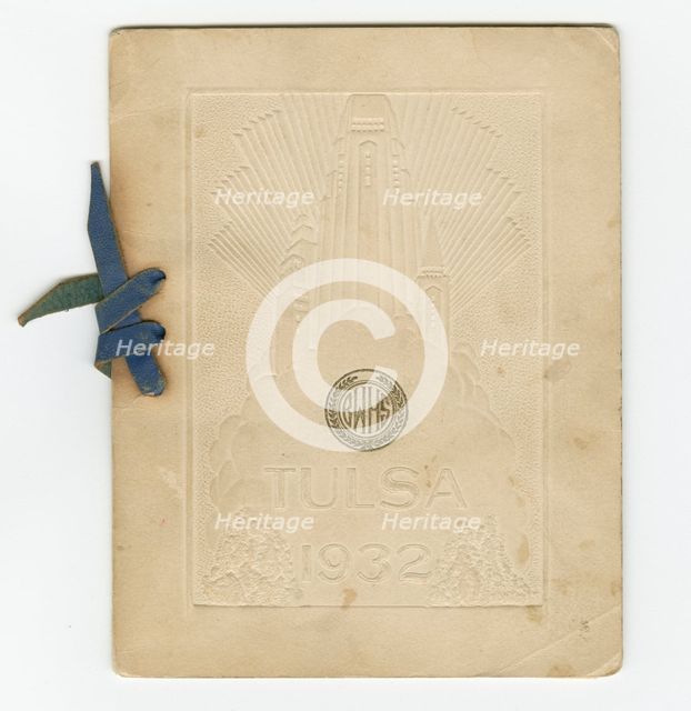 Commencement announcement for Booker T. Washington High School, 1932. Creator: Unknown.