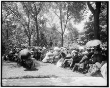 Commencement exercises, U. of M., Ann Arbor, Mich., c1908. Creator: Unknown