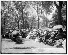 Commencement exercises, U. of M., Ann Arbor, Mich., c1908. Creator: Unknown