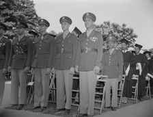 Commencement exercises at Howard University, Washington, D.C, 1942. Creator: Gordon Parks