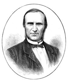 Commendatore Grattoni, engineer of the Mont Cenis Tunnel, 1871. Creator: Unknown