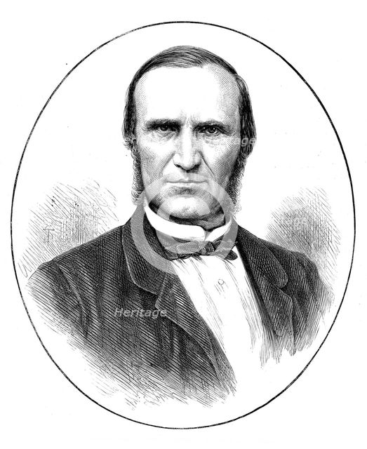 Commendatore Grattoni, engineer of the Mont Cenis Tunnel, 1871. Creator: Unknown.