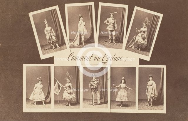 Comment va t'y donc?, 1868. Creator: Studio Géruzet frères.