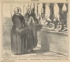 Comment ... c'est-t'y dieu possible! ..., 19th century. Creator: Honore Daumier