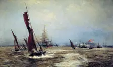 Commerce and Sea Power 1898. Artist: William Lionel Wyllie