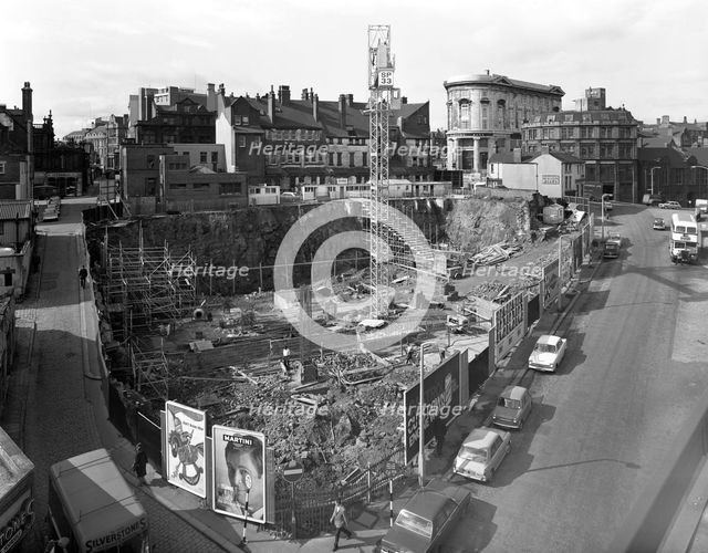 Commercial development on Campo Lane, Sheffield, South Yorkshire, 1967.  Creator: Michael Walters.