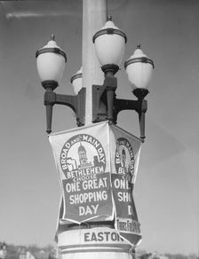 Commercial propaganda, Bethlehem, Pennsylvania, 1935. Creator: Walker Evans