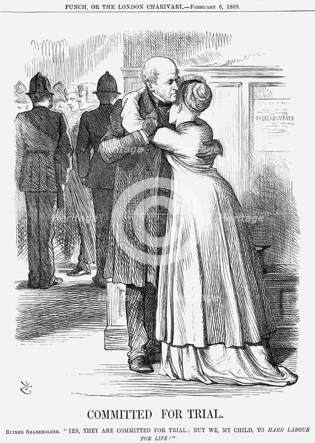 'Committed for Trial', 1869. Creator: John Tenniel.