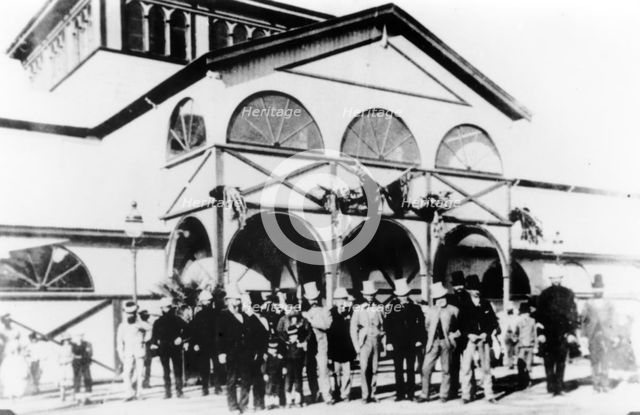 Committee members of the National Agricultural & Industrial Association, 1877. Creator: George Parkinson Wright.