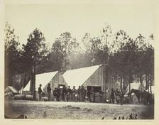 Commissary Department, Head-Quarters Army of the Potomac, February 1864. Creator: Alexander Gardner