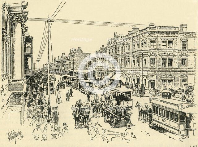 'Commission Street, Johannesburg', c1900. Creator: William B. Robinson.