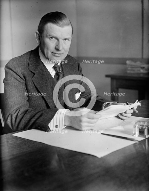 Commr. George N. Peek, Finished Products Div., War Industries Board, 1918. Creator: Harris & Ewing.