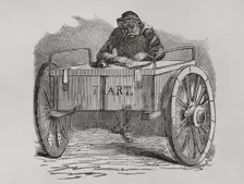 Communard - Gunner writing a report, Paris Commune, France, 1871. Creator: Unknown