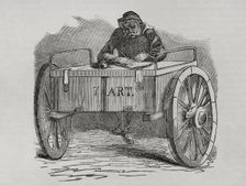 Communard - Gunner writing a report, Paris Commune, France, 1871. Creator: Unknown