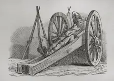 Communard - Gunner resting, Paris Commune, France, 1871. Creator: Unknown