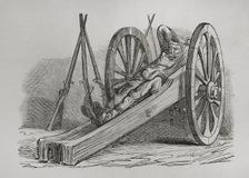 Communard - Gunner resting, Paris Commune, France, 1871. Creator: Unknown