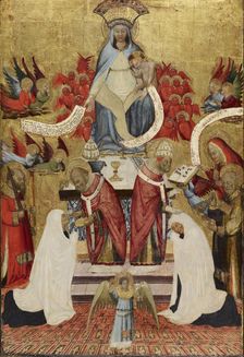 Communion and Consecration of Santa Francesca Romana, c1445. Creator: Antonio del Massaro da Viterbo