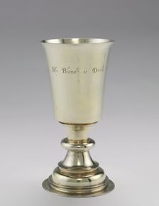 Communion Cup, 1671-1672. Creator: DR (British)