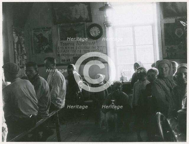 Communist collectivization of agriculture, USSR, early 1930s. Artist: Unknown