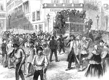 Communists in the Place Blanche coming back from the fight, 1871. Creator: Unknown