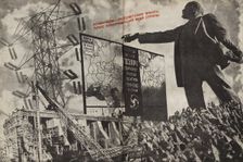 Communism is Soviet government plus the electrification of the whole country, 1933. Creator: Lissitzky, El (1890-1941)