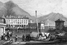 Como and Lake Como, Lombardy, Italy, 19th century.Artist: Thomas Barber