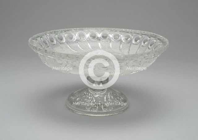 Compote, 1835/50. Creator: Boston and Sandwich Glass Company.